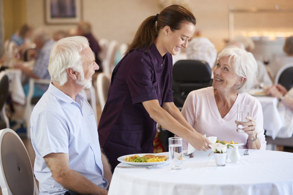 aged care dining room